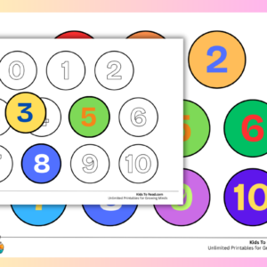 number matching 1-10 activity