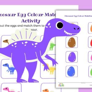 Dinosaur Egg Colour Matching Activity