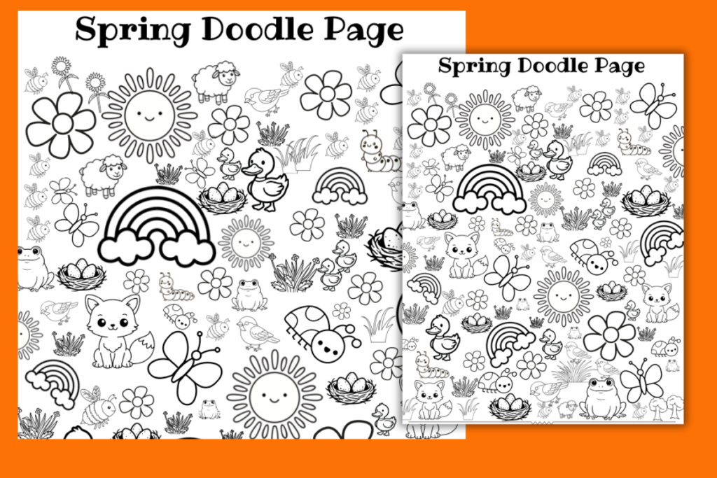 Spring Colouring Activities
